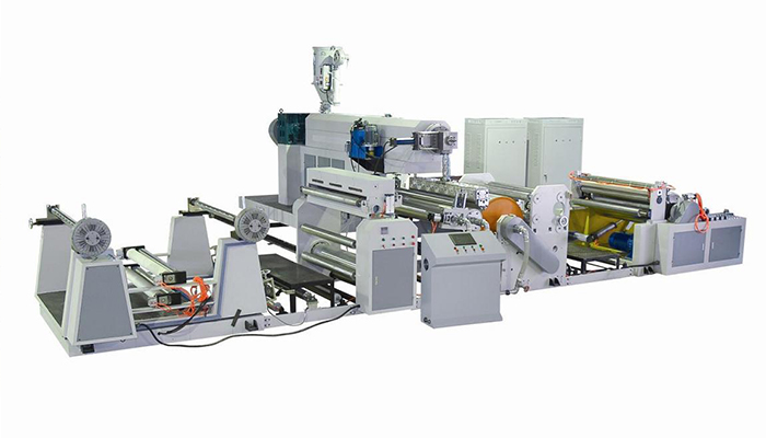 Single joint co extrusion extrusion composite production line